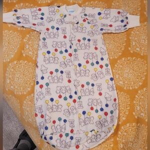 Vintage Carter's Baby Fleece Sleep Bag Sack Wearable Blanket One Size Bears